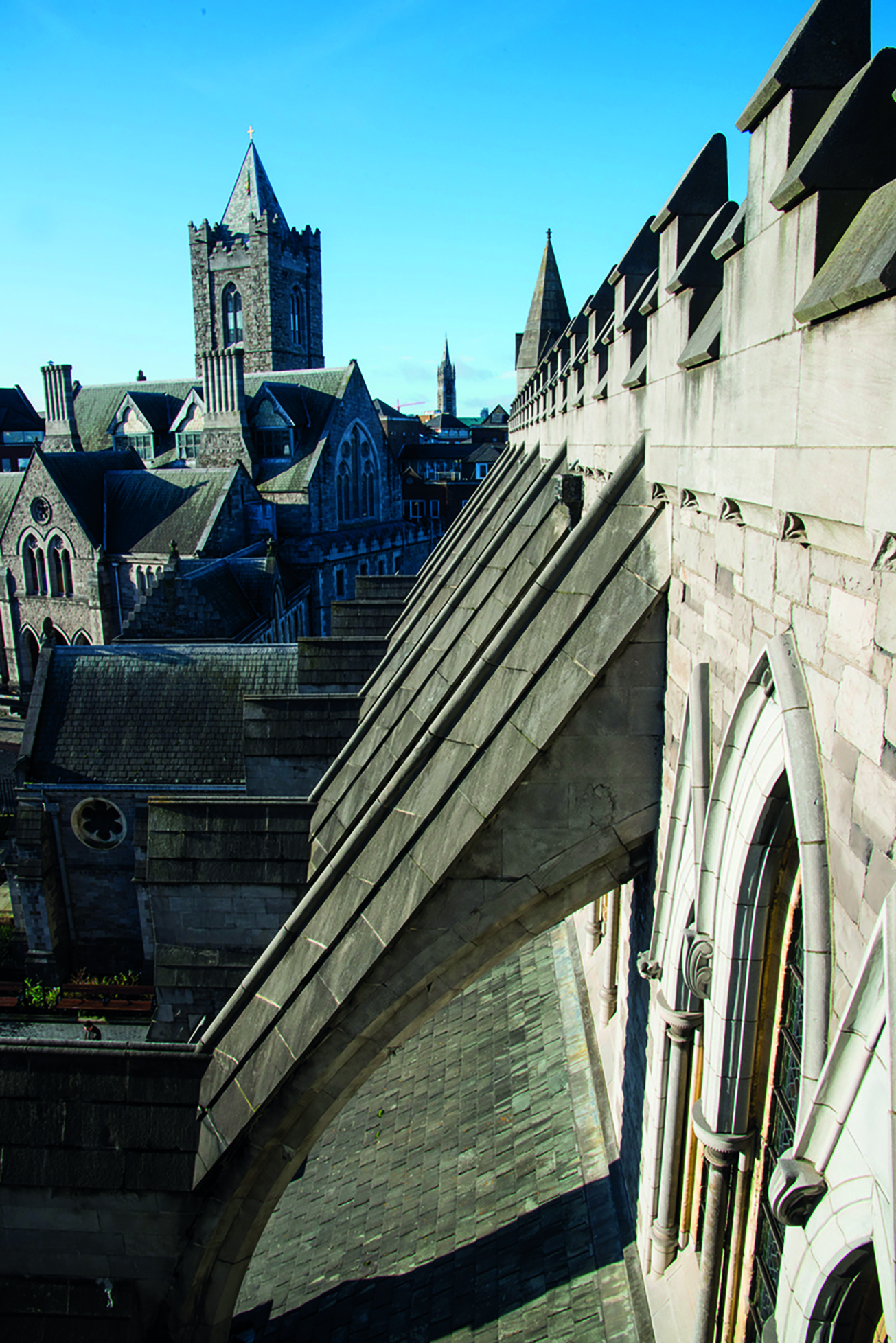 Views from Christchurch cathedral Dublin